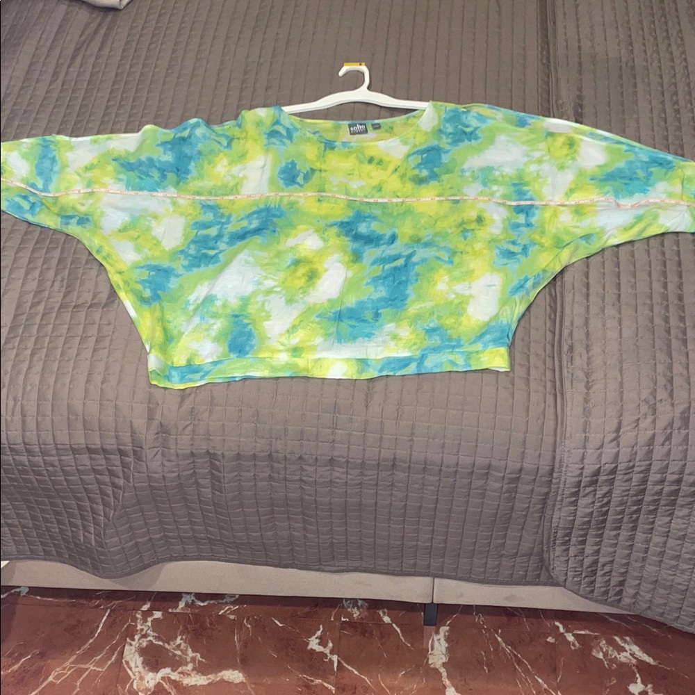 Tie-Dye Shirt - Blue and Green